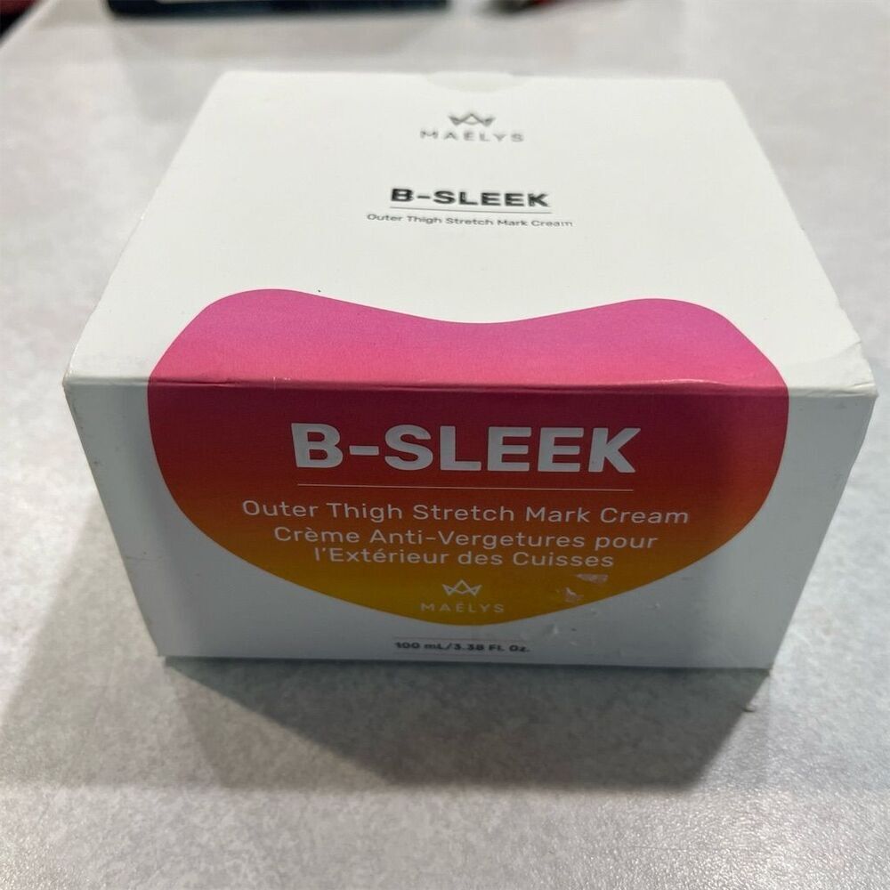 MAELYS B-SLEEK Thigh Stretch Mark Cream 3.38oz Hydrating Treatment